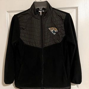 NFL Jacksonville Jaguars Black Fleece Zip Jacket
